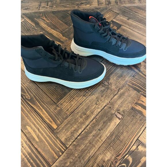 NWOT Sorel Ona Black Lace Up Sneaker Boot Women 8.5 High Top Athletic Hiking - Picture 7 of 13